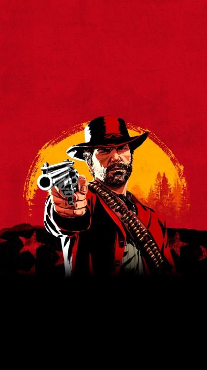 Обои red dead redemption 2, red dead redemption, Рокстар игры, игра-боевик, Сэди Адлер в разрешении 2160x3840