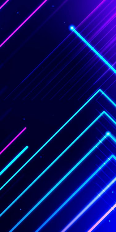 Обои свет, лазурный, пурпур, Фиолетовый, линия в разрешении 1080x2160