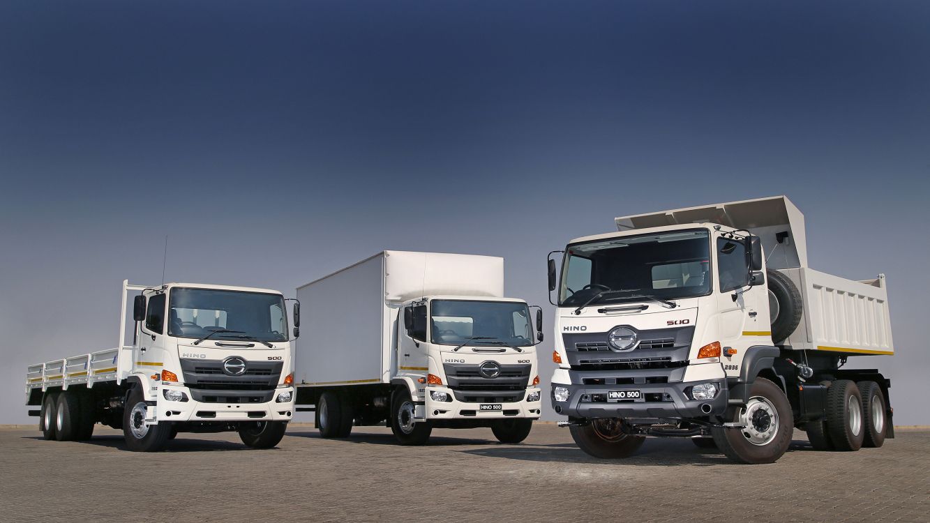 Обои Хино Моторс, авто, грузовик, toyota, транспорт в разрешении 3840x2160