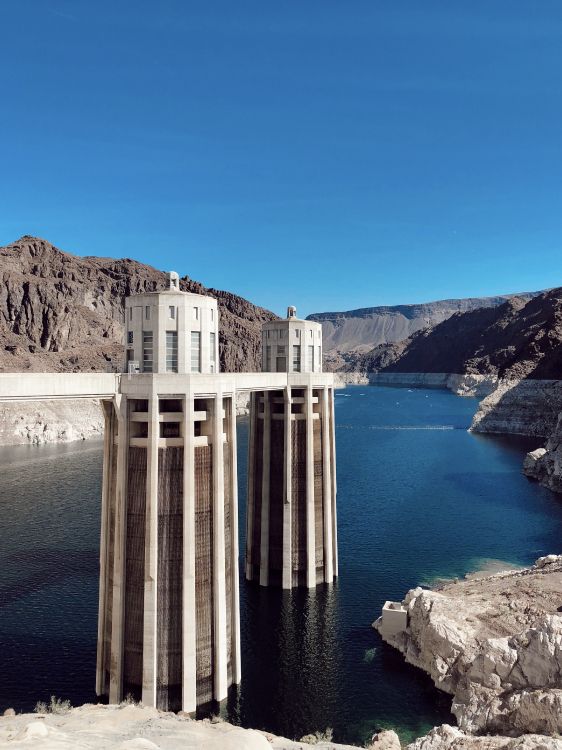Обои плотина Гувера, гидроресурсы, водохранилище, вода, водоем в разрешении 2895x3859
