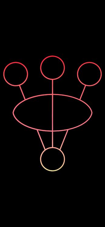 Обои круг, арт, симметрия, узор, символ в разрешении 1440x3120