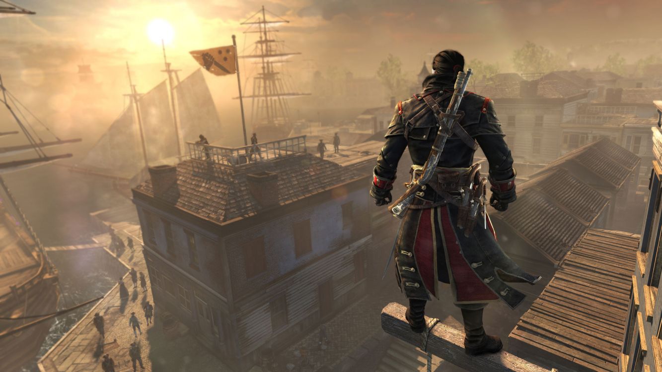 Обои assassins creed rogue, assassins creed unity, assassins creed, ubisoft, xbox 360 в разрешении 2000x1125