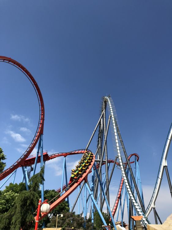 Обои горки, достопримечательность, природа, синий, забава в разрешении 1536x2048