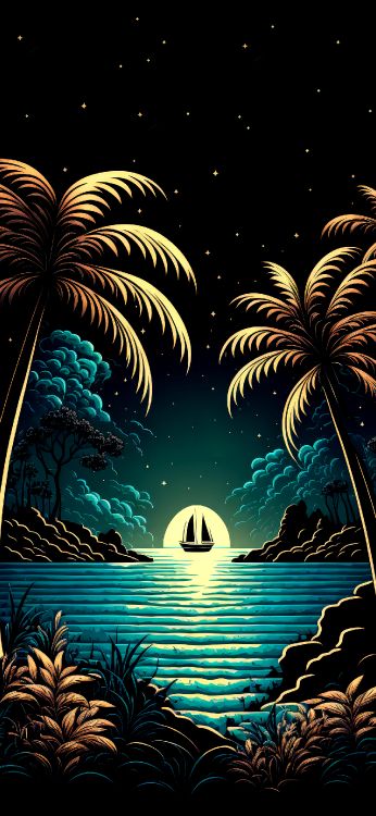 Обои свет, графический дизайн, визуальное искусство, вода, мир в разрешении 1440x3120