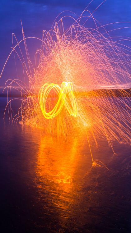 Обои свет, вода, атмосфера, облако, Янтарь в разрешении 720x1280