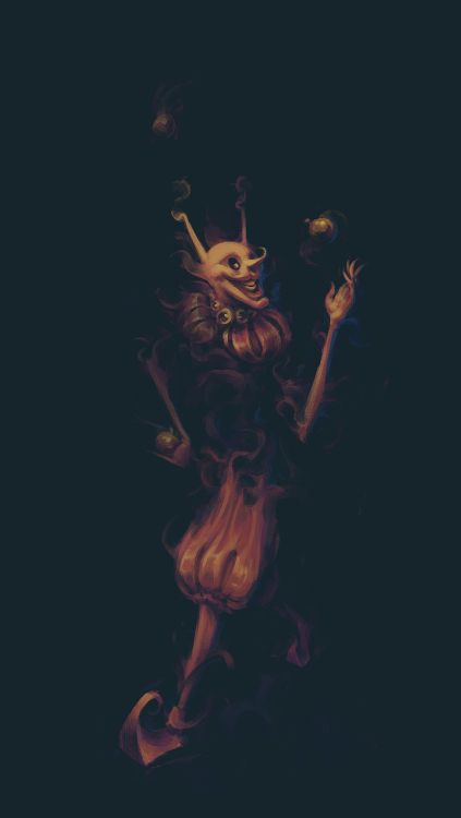 Обои шут, иллюстрация, арт, темнота, художник в разрешении 1920x3397