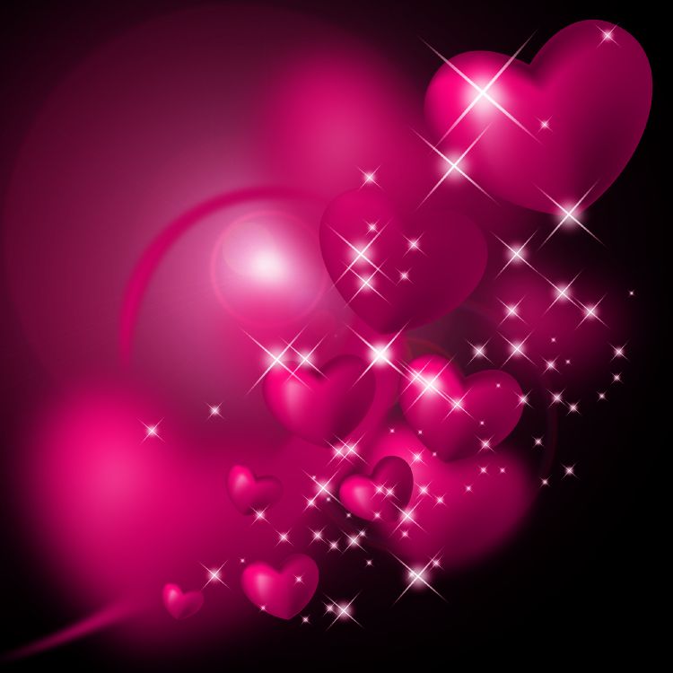 Обои сердце, розовый, любовь, пурпурный цвет, День Святого Валентина в разрешении 2500x2500