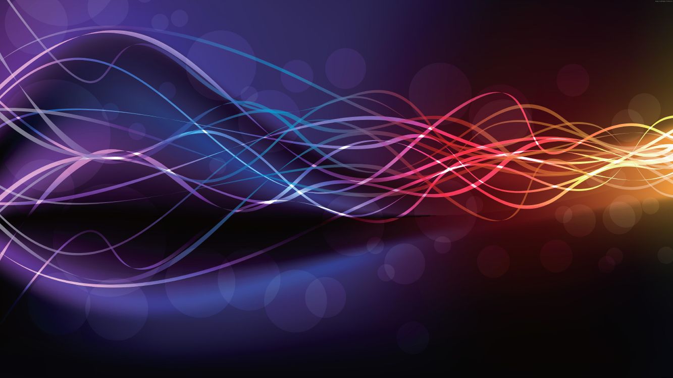 Обои пурпур, свет, линия, графика, абстрактное искусство в разрешении 7680x4320