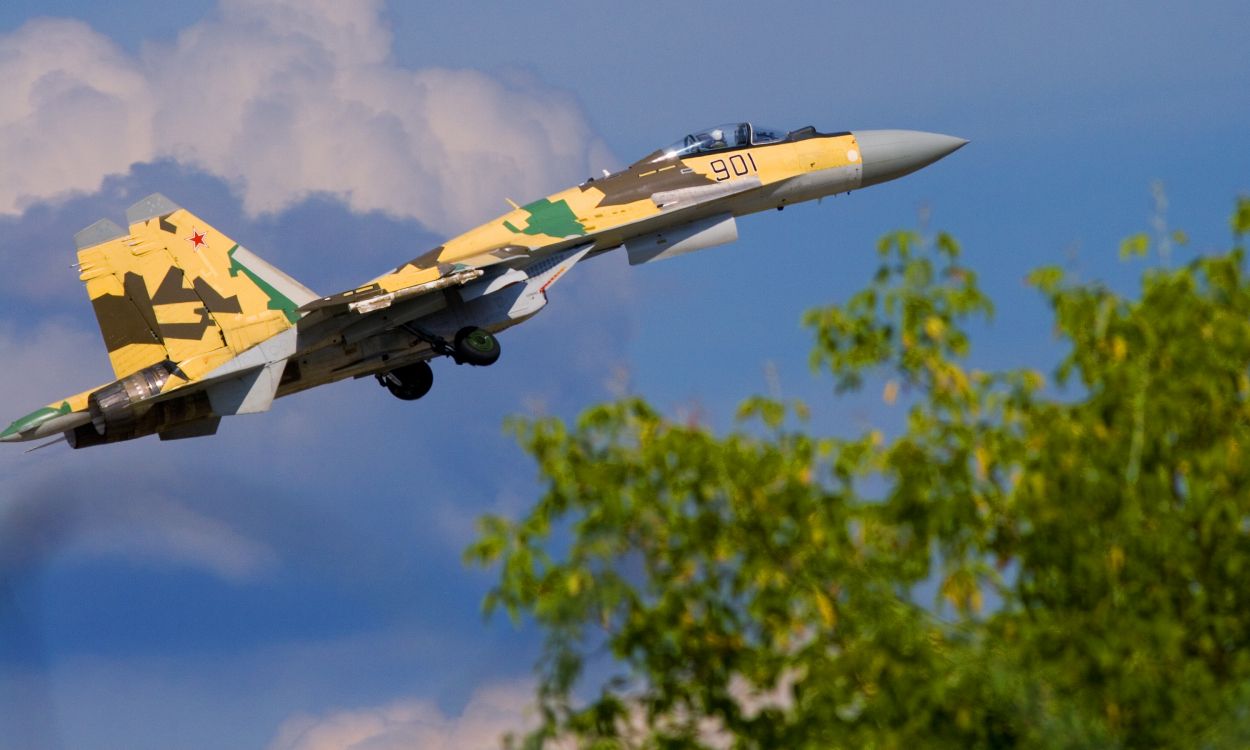 Обои воздушные силы, российские ВВС, авиация, самолеты, самолет в разрешении 3000x1800