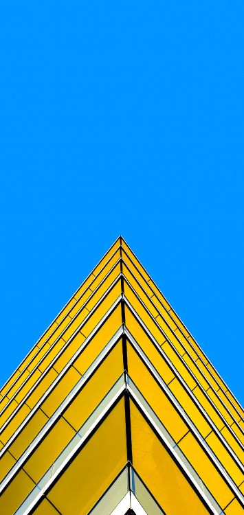 Обои синий, треугольник, прямоугольник, склон, параллель в разрешении 1516x3200