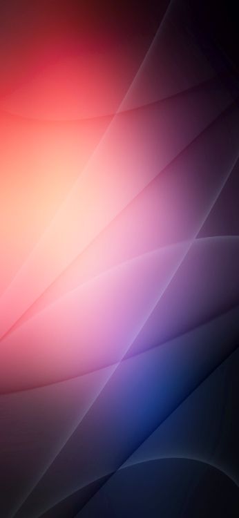 Обои атмосфера, геометрия, математика, красочность, пурпур в разрешении 1284x2778