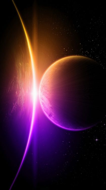 Обои атмосфера, земля, космическое пространство, космос, атмосфера земли в разрешении 1680x3000