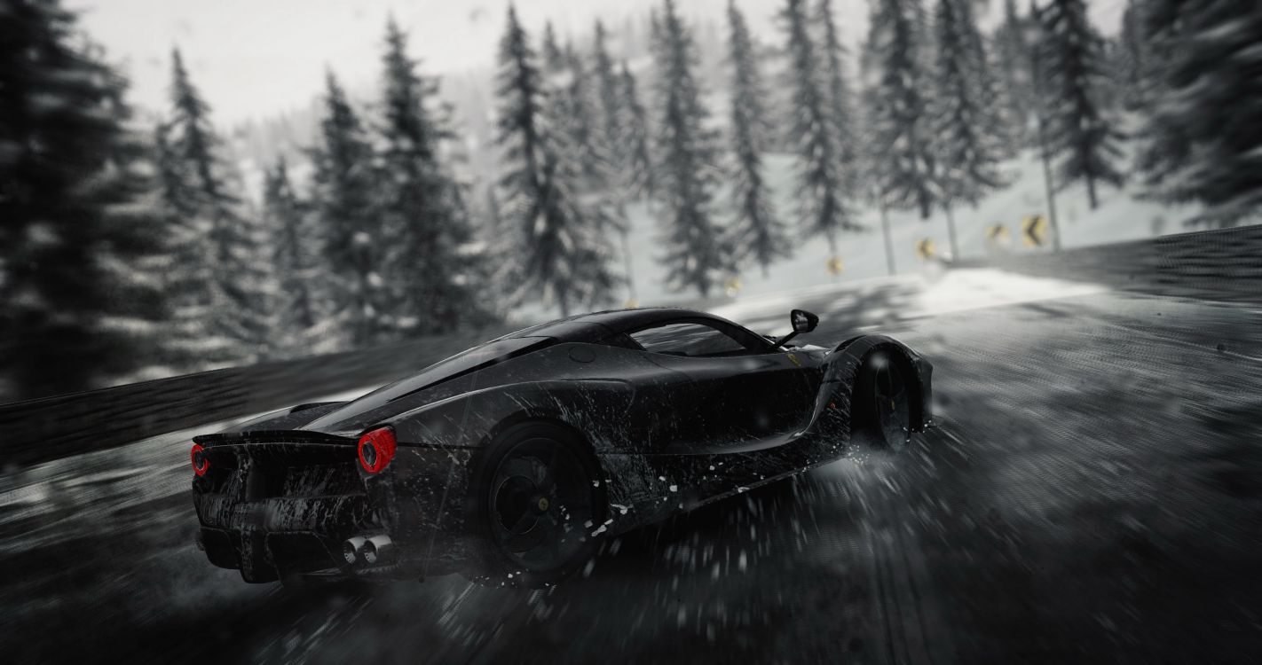 Обои the crew, суперкар, авто, спорткар, снег в разрешении 4096x2160