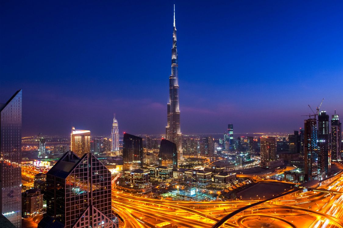 Обои город, городской пейзаж, городской район, линия горизонта, метрополия в разрешении 2600x1733