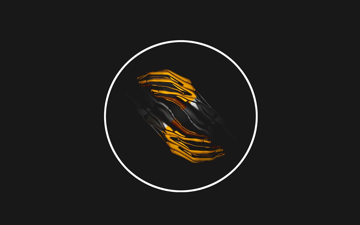 Обои графический дизайн, лого, графика, желтый, иллюстрация в разрешении 5600x3500